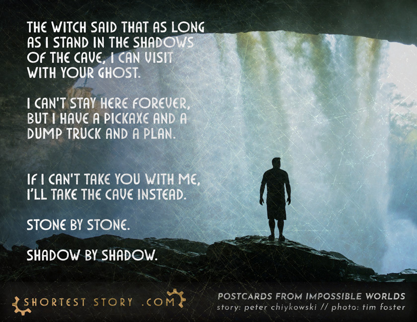 a very short story about visiting the dead
