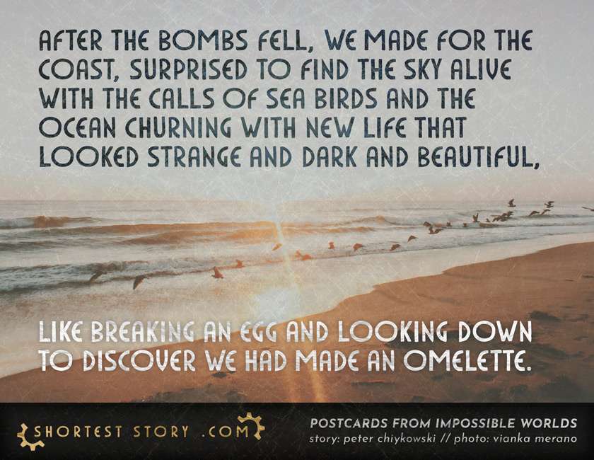 a very short story about the post-apocalypse