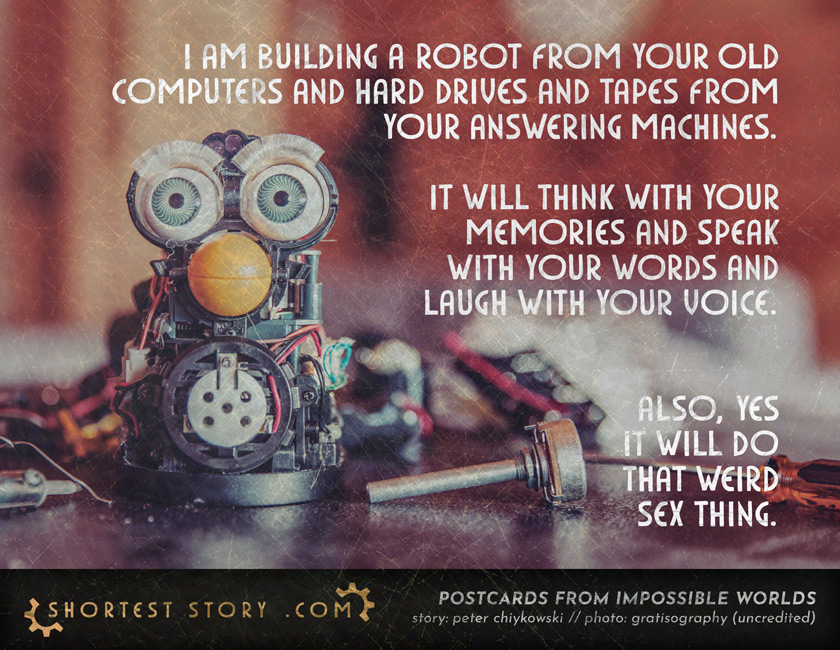 a short story about building a griefbot