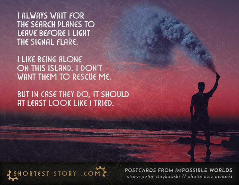 a short story about being stranded on an island