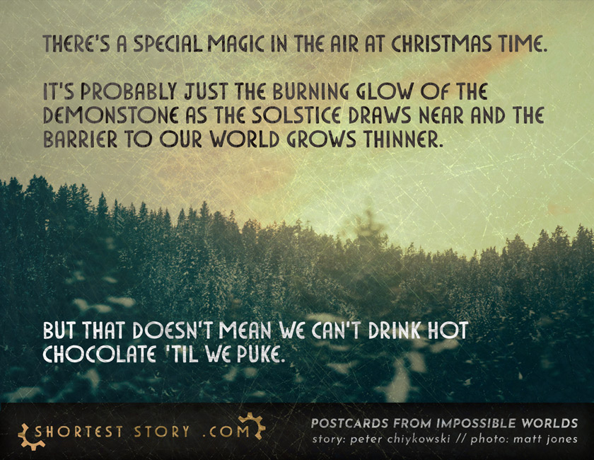 a short story about holiday magic and trapped demons