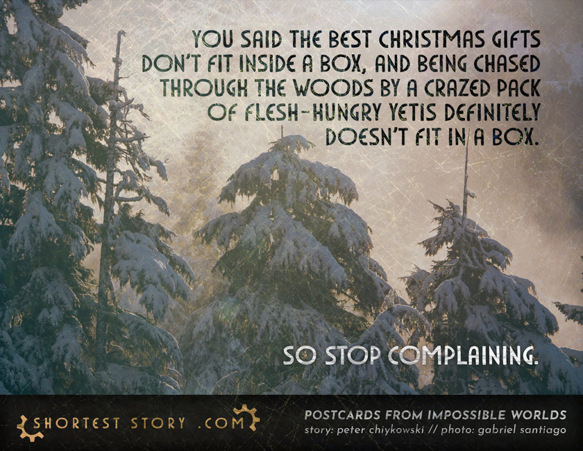 a short story about the greatest gift of all: yetis