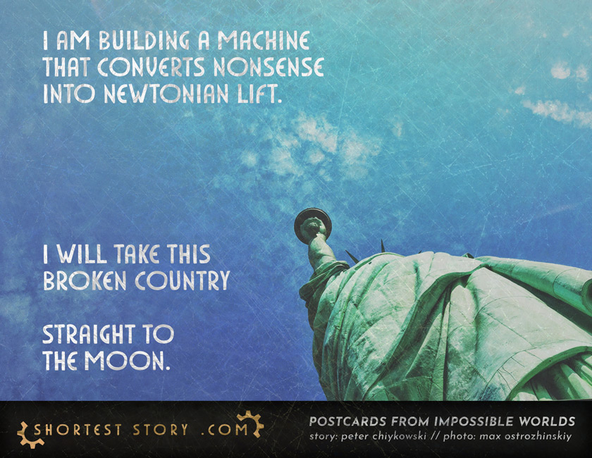 a short story about nonsense machines and lunar dreams