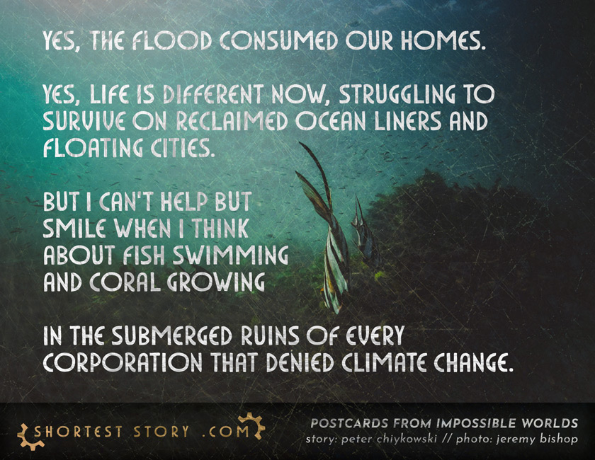 a short story about end times and underwater cities