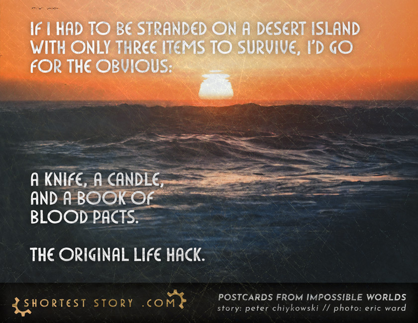The Desert Island Game a short story about desert islands and life hacks
