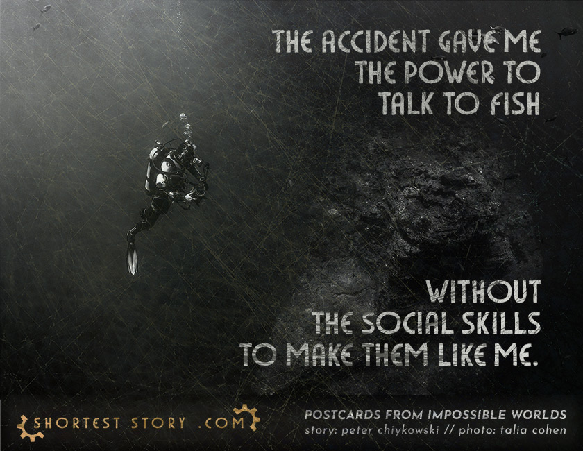a short story about gaining the superpower to speak to fish