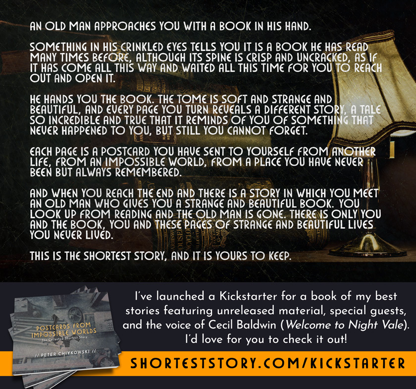 a short story about a book of short stories that can be yours