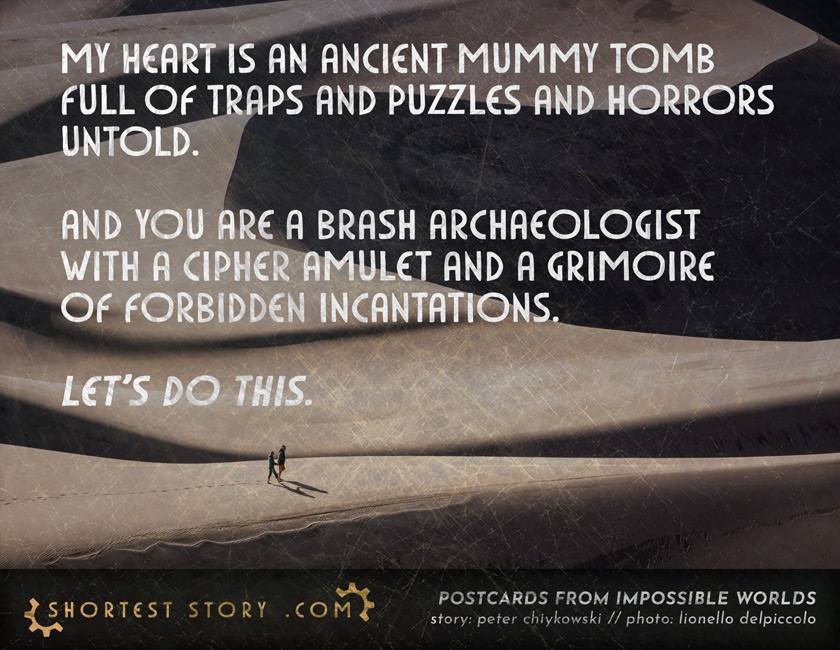 a short story about love in all its forms and burial wrappings