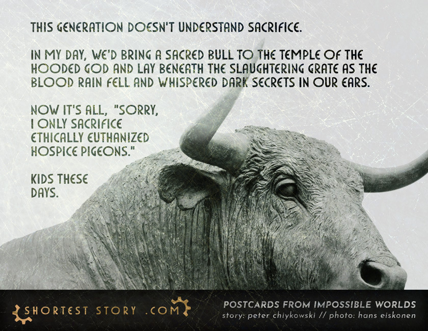 a short story about sacrifice and generational shift