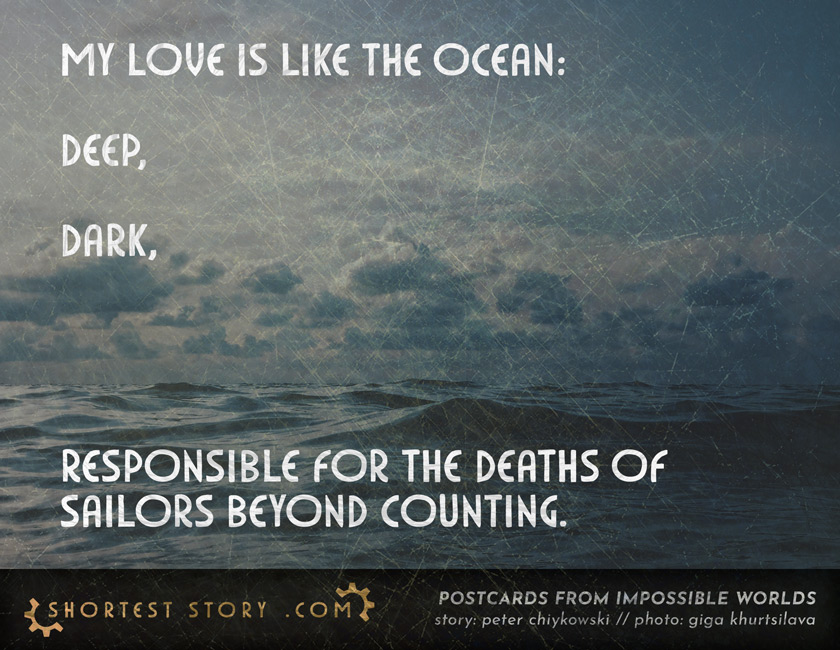 a short story about a love that is deep and dark and problematic