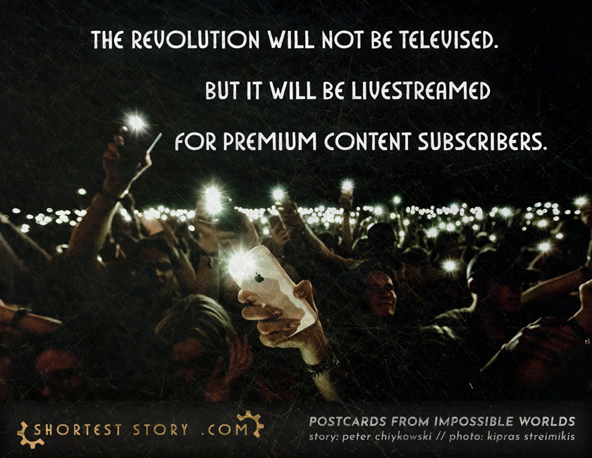 a short story about the coming purge