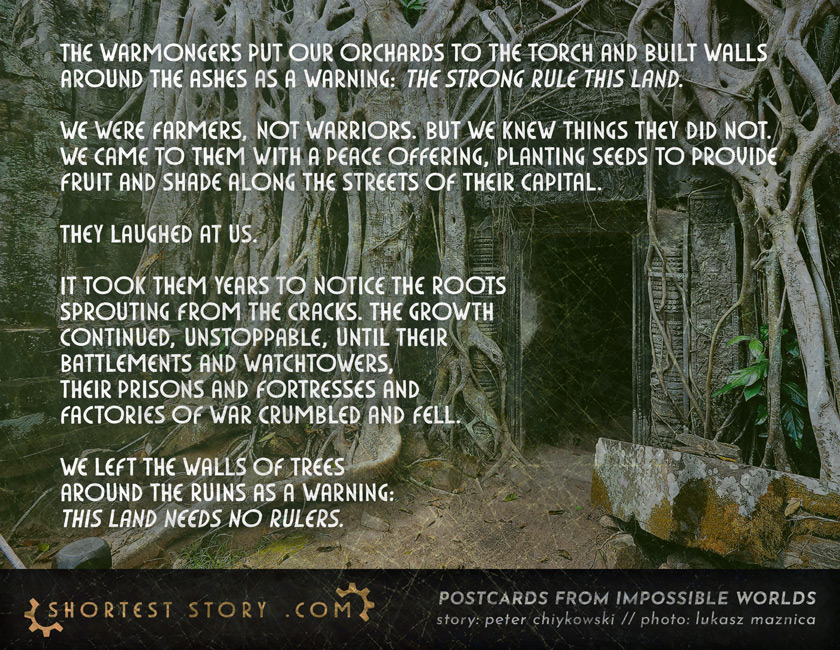 a short story about warriors and farmers