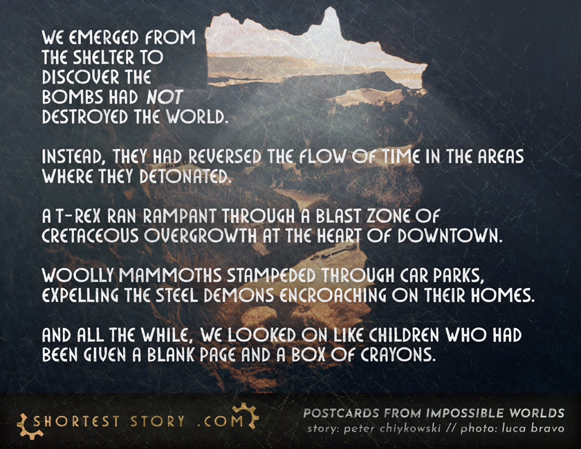 a short story about a land blasted out of time