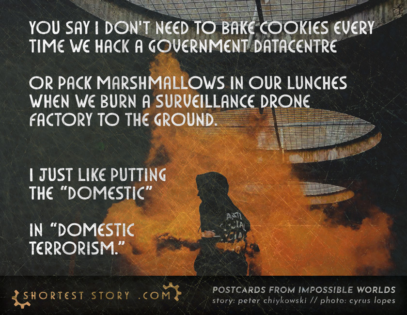 Domesticity a short story about baking cookies and burning empires