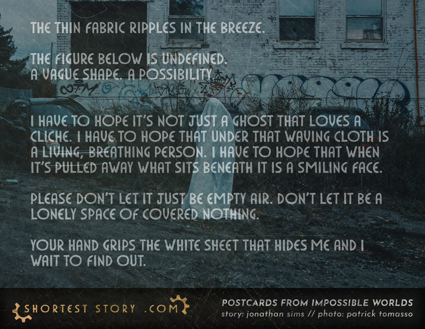 White Sheet a short story about haunting and hoping by special guest writer Jonathan Sims