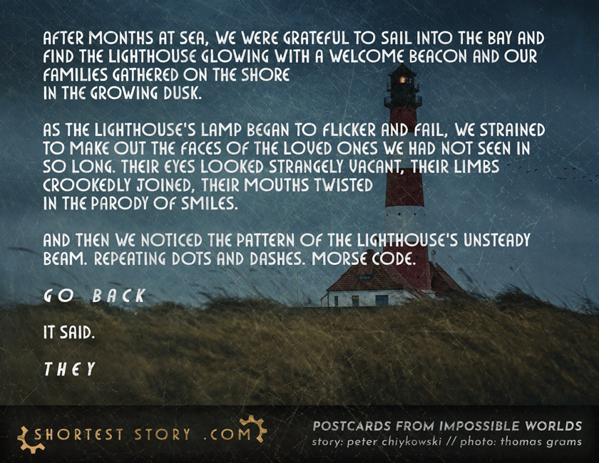 The Welcome a short story about coming home after a long sea voyage