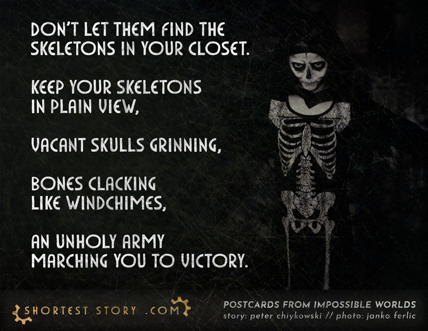 Skeletons in Your Closet a short story about what to do with the bones