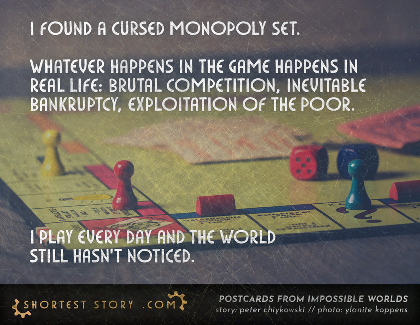 a story about an enchanted board game that makes the game real