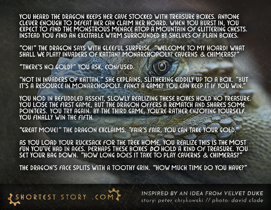 The Dragon's Hoard a story about a dragon with a very specific treasure horde